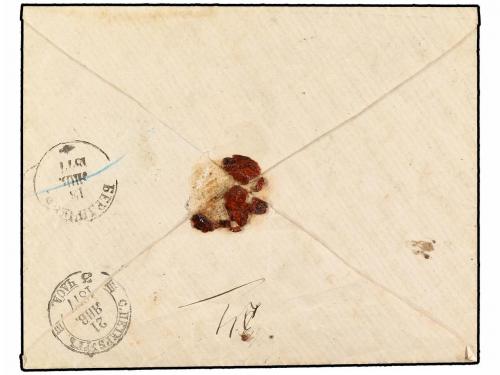 ✉ RUSIA. Sc. 19, 20 (2), 28 (2). 1877. BERDICHEW to SAINT PE