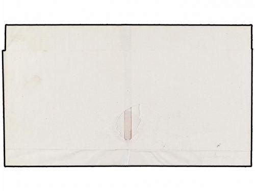 ✉ MEXICO. Sc. 3a. 1857. VERACRUZ a PUEBLA. 2 reales verde az