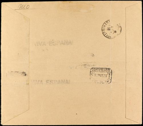 ✉ ESPAÑA. Ed. 847. 1938. BURGOS a PARÍS. HB circulada el pri