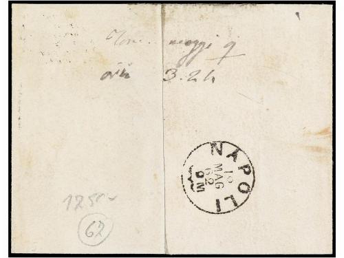 ✉ ITALIA ANTIGUOS ESTADOS: ESTADOS PONTIFICIOS. Sa. 1c. 1862