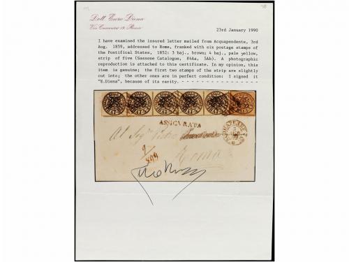 ✉ ITALIA ANTIGUOS ESTADOS: ESTADOS PONTIFICIOS. Sa. 4Aa, 5Ab