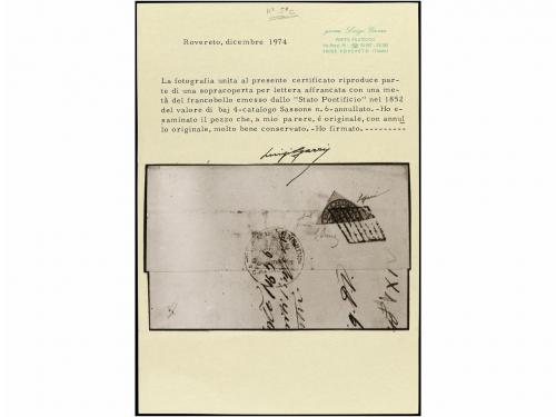 ✉ ITALIA ANTIGUOS ESTADOS: ESTADOS PONTIFICIOS. Sa. 5. 1856.