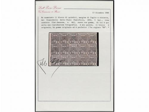 **/* ITALIA ANTIGUOS ESTADOS: ESTADOS PONTIFICIOS. Sa. 6A (1