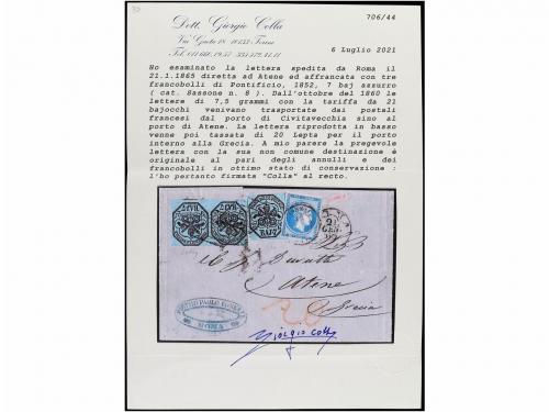 ✉ ITALIA ANTIGUOS ESTADOS: ESTADOS PONTIFICIOS. Ed. 8 (3). 1