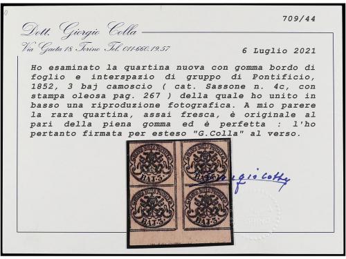 * ITALIA ANTIGUOS ESTADOS: ESTADOS PONTIFICIOS. Sa. 4c (4). 