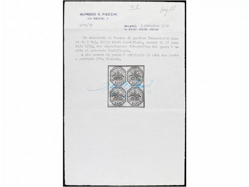 ✉ ITALIA ANTIGUOS ESTADOS: ESTADOS PONTIFICIOS. Sa. 8 (4). 1