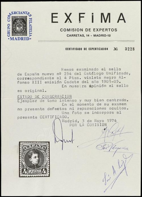 * ESPAÑA. Ed. 241/55. SERIE COMPLETA de centrajes excepciona