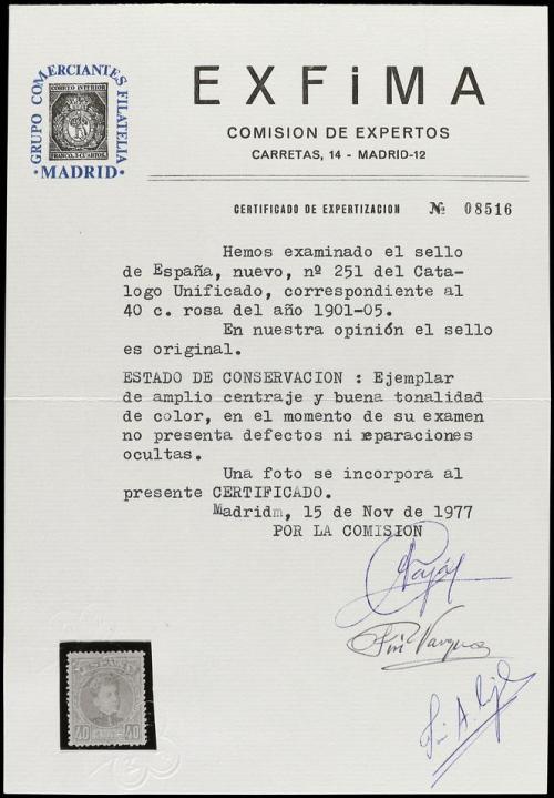 * ESPAÑA. Ed. 241/55. SERIE COMPLETA de centrajes excepciona