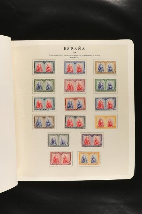 LOTES y COLECCIONES. COLECCIÓN de 1900 a 1960 en hojas de ál