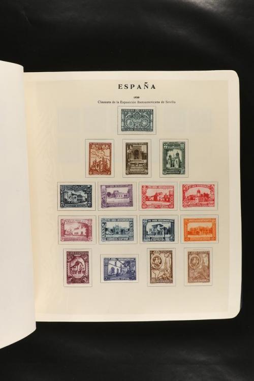 LOTES y COLECCIONES. COLECCIÓN de 1900 a 1960 en hojas de ál