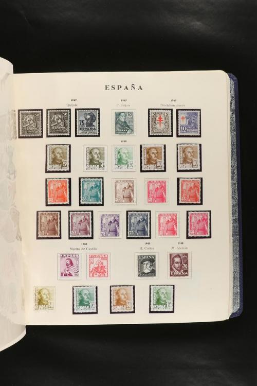 LOTES y COLECCIONES. COLECCIÓN de 1900 a 1960 en hojas de ál