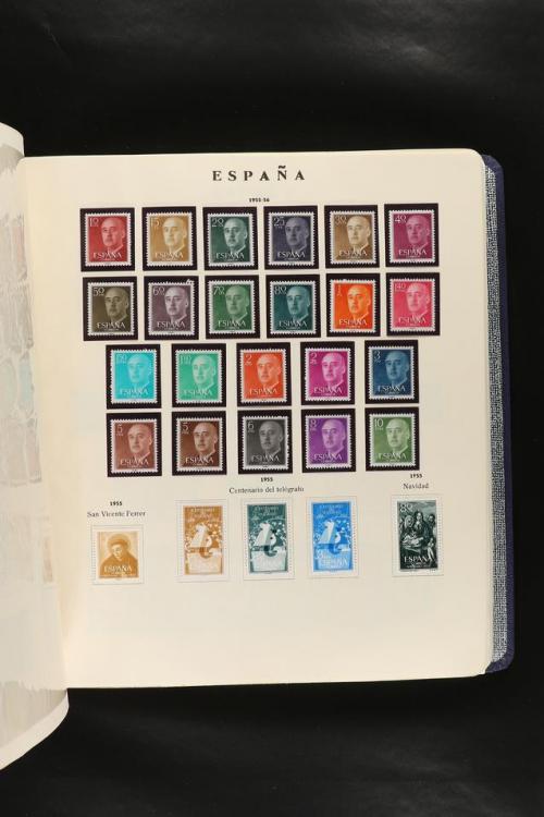 LOTES y COLECCIONES. COLECCIÓN de 1900 a 1960 en hojas de ál