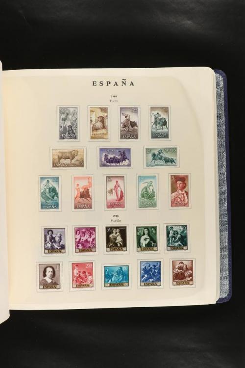 LOTES y COLECCIONES. COLECCIÓN de 1900 a 1960 en hojas de ál