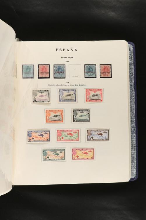 LOTES y COLECCIONES. COLECCIÓN de 1900 a 1960 en hojas de ál