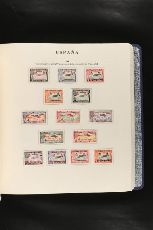 LOTES y COLECCIONES. COLECCIÓN de 1900 a 1960 en hojas de ál