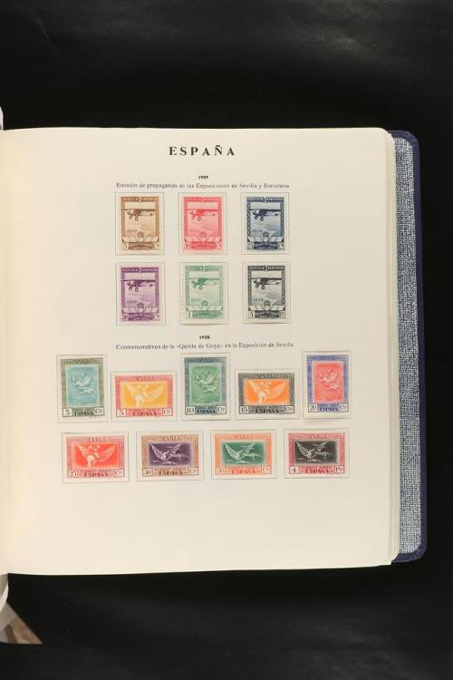 LOTES y COLECCIONES. COLECCIÓN de 1900 a 1960 en hojas de ál