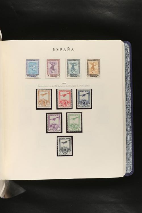 LOTES y COLECCIONES. COLECCIÓN de 1900 a 1960 en hojas de ál