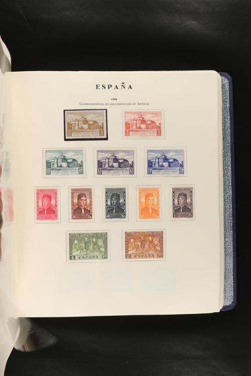 LOTES y COLECCIONES. COLECCIÓN de 1900 a 1960 en hojas de ál