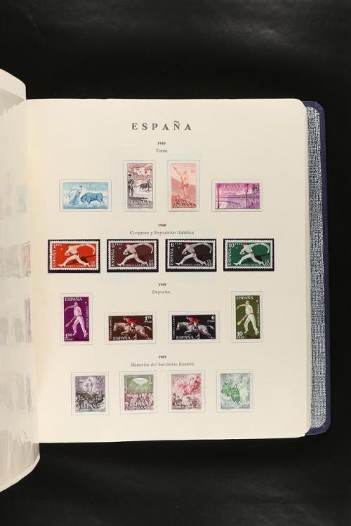 LOTES y COLECCIONES. COLECCIÓN de 1900 a 1960 en hojas de ál