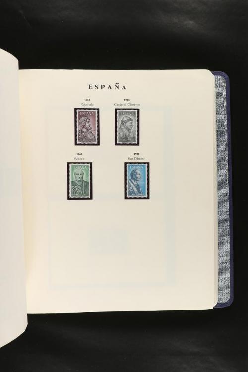 LOTES y COLECCIONES. COLECCIÓN de 1900 a 1960 en hojas de ál