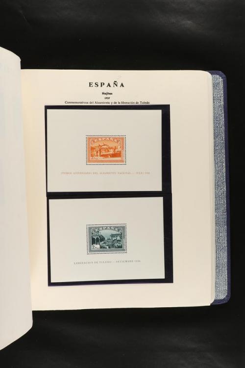 LOTES y COLECCIONES. COLECCIÓN de 1900 a 1960 en hojas de ál