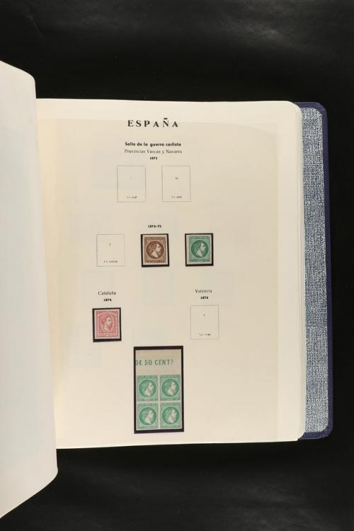 LOTES y COLECCIONES. COLECCIÓN de 1900 a 1960 en hojas de ál