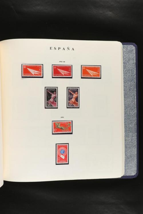 LOTES y COLECCIONES. COLECCIÓN de 1900 a 1960 en hojas de ál