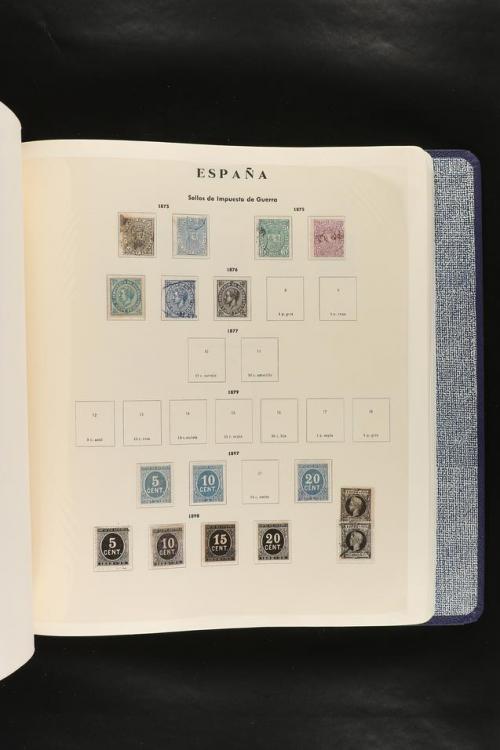 LOTES y COLECCIONES. COLECCIÓN de 1900 a 1960 en hojas de ál