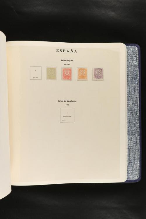 LOTES y COLECCIONES. COLECCIÓN de 1900 a 1960 en hojas de ál