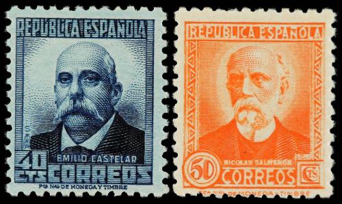 ** ESPAÑA. Ed. 655/61. SERIE COMPLETA, centrajes excelentes.