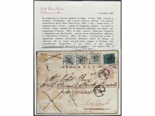 ✉ ITALIA ANTIGUOS ESTADOS: ESTADOS PONTIFICIOS. Sa. 2, 9 (3)