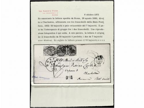 ✉ ITALIA ANTIGUOS ESTADOS: ESTADOS PONTIFICIOS. Sa. 8 (2), 1