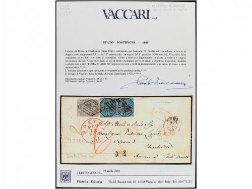 ✉ ITALIA ANTIGUOS ESTADOS: ESTADOS PONTIFICIOS. Sa. 8 (2), 1