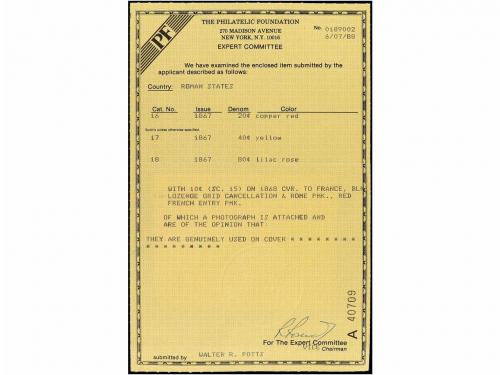 ✉ ITALIA ANTIGUOS ESTADOS: ESTADOS PONTIFICIOS. Sa. 17, 18, 