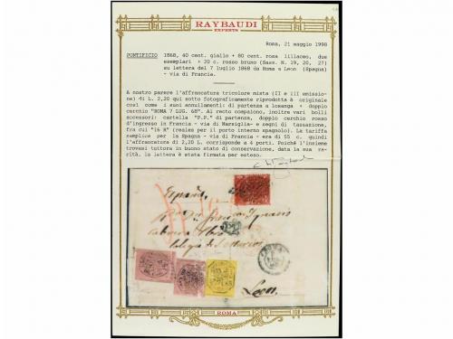 ✉ ITALIA ANTIGUOS ESTADOS: ESTADOS PONTIFICIOS. Sa. 19, 20 (