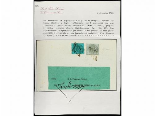 ✉ ITALIA ANTIGUOS ESTADOS: ESTADOS PONTIFICIOS. Sa. 24, 25. 