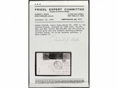 ✉ ITALIA ANTIGUOS ESTADOS: ESTADOS PONTIFICIOS. Sa. 25, 26, 