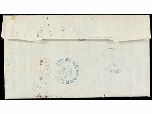 ✉ ALBANIA. 1855. CRIMEAN WAR. "GENERAL HOSPITAL SCUTARI" to 