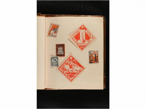 LOTES y COLECCIONES. GUERRA CIVIL. Colección en pequeño albu