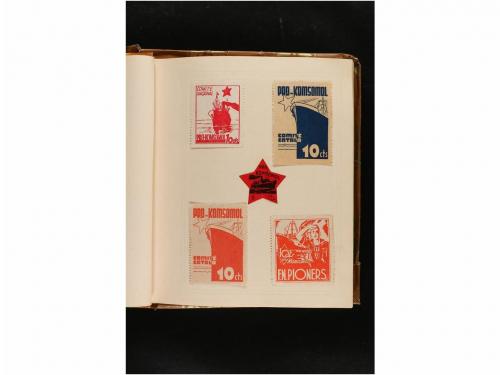 LOTES y COLECCIONES. GUERRA CIVIL. Colección en pequeño albu