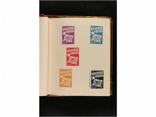 LOTES y COLECCIONES. GUERRA CIVIL. Colección en pequeño albu