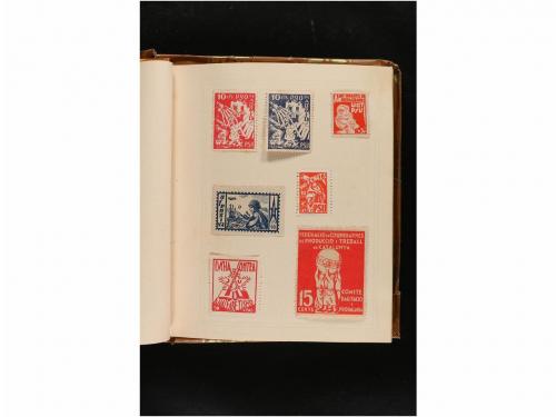 LOTES y COLECCIONES. GUERRA CIVIL. Colección en pequeño albu