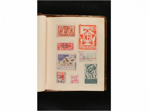 LOTES y COLECCIONES. GUERRA CIVIL. Colección en pequeño albu