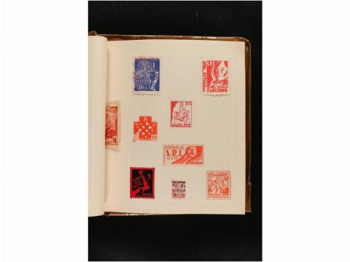 LOTES y COLECCIONES. GUERRA CIVIL. Colección en pequeño albu