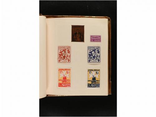 LOTES y COLECCIONES. GUERRA CIVIL. Colección en pequeño albu