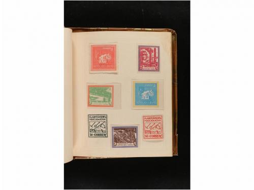 LOTES y COLECCIONES. GUERRA CIVIL. Colección en pequeño albu