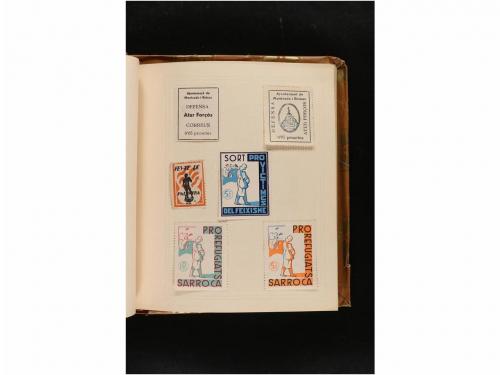 LOTES y COLECCIONES. GUERRA CIVIL. Colección en pequeño albu