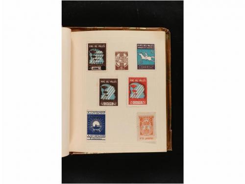 LOTES y COLECCIONES. GUERRA CIVIL. Colección en pequeño albu