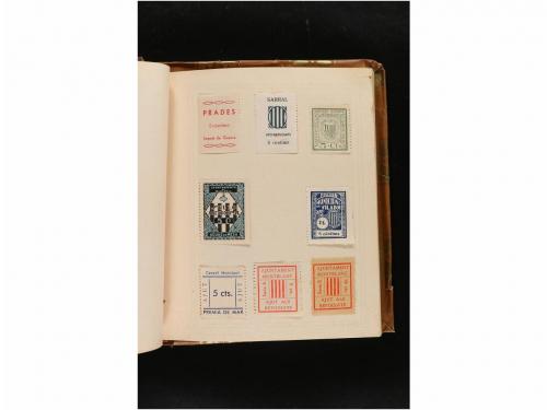 LOTES y COLECCIONES. GUERRA CIVIL. Colección en pequeño albu