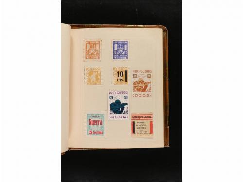 LOTES y COLECCIONES. GUERRA CIVIL. Colección en pequeño albu